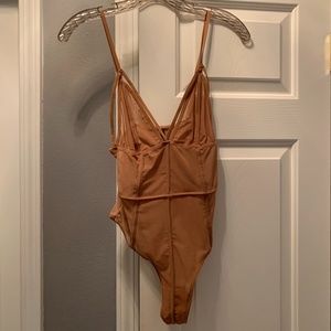 Nude See Through Bodysuit